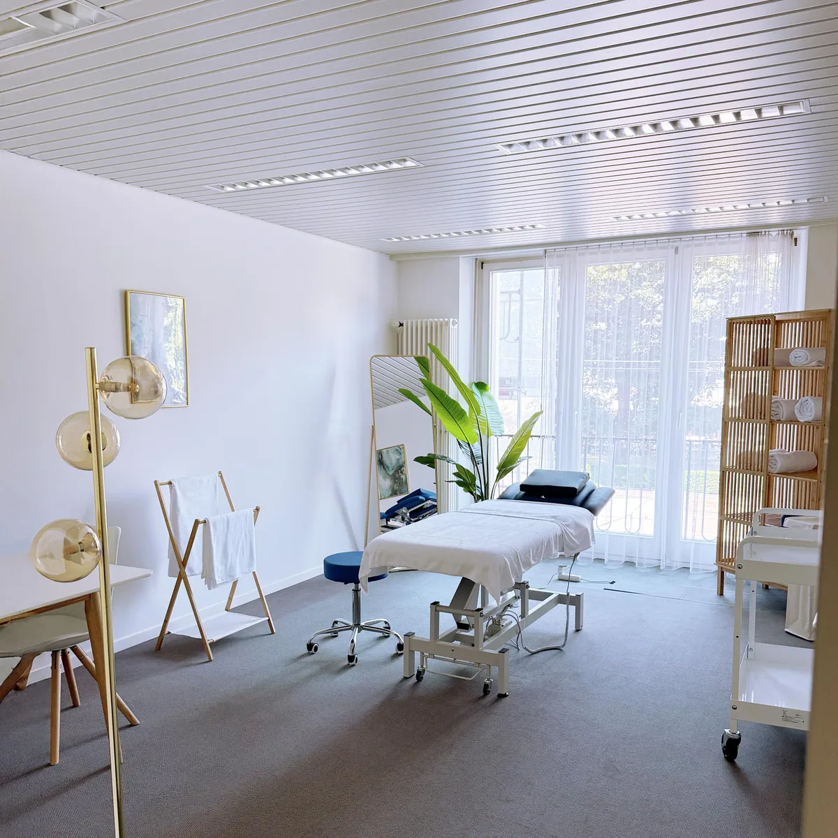 Praxisraum des Massage Zentrum Vaduz